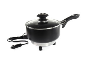 Rondel elektryczny z pokrywką do samochodu 18cm x 8cm 150w 12v