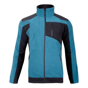 Bluza polar. ze wzmocnieniami turkus.-czar., "l", ce, lahti