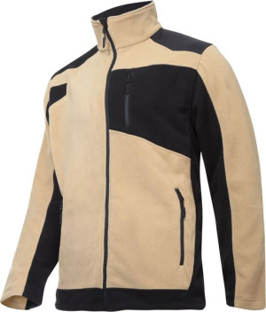 Bluza polar. ze wzmocnieniami beż.-czar., "xl", ce, lahti