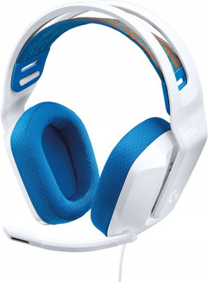 Słuchawki wokółuszne Logitech G335 gamingowe białe