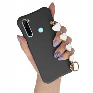 Etui Mat do XIAOMI REDMI NOTE 8 2021 Białe Serca