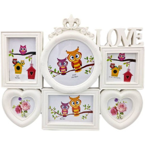 Ramka na zdjęcia 3D kolaż LOVE - 6 zdjęć