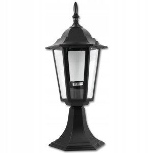 Lampa LED Ogrodowa stojąca zewnętrzna lampion E27
