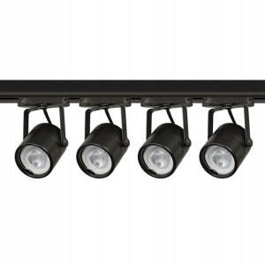 Zestaw 4x Lampa Led Reflektor Gu10 Szynoprzewód 2m