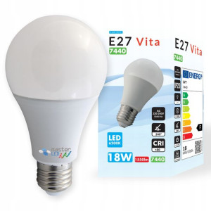 Żarówka LED dioda E27 20 SMD 2835 18W 230V A65
