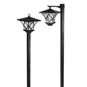 Lampa Led Solarna Latarnia Ogrodowa Zewnętrzna