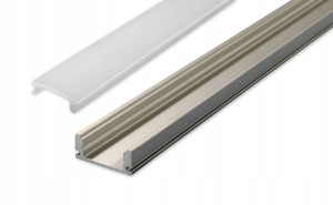 profil aluminiowy TAŚM LED Z KLOSZEM 2m anodowany