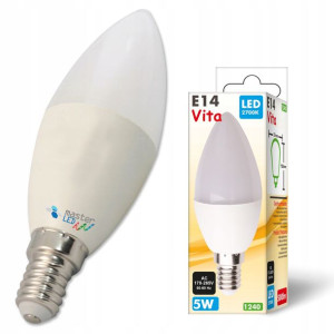 Żarówka LED dioda E14 7 SMD 2835 5W 230V 3 BARWY