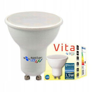 Żarówka LED dioda GU10 5SMD 2835 1,5W 230V 3 BARWY
