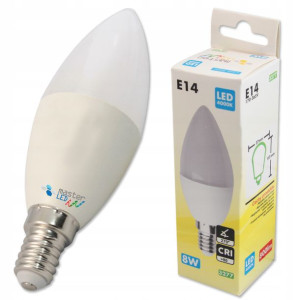 Żarówka LED dioda E14 10 SMD 2835 8W 230V 3 BARWY