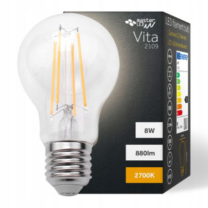 Żarówka Led E27 Filament Edison Retro Ozdobna 8w