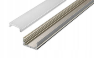 profil aluminiowy DO TAŚM LED Z KLOSZEM 2m typ X