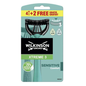 Xtreme3 Sensitive Comfort jednorazowe maszynki do golenia dla mężczyzn 6szt