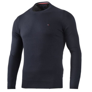 Sweter Tommy Hilfiger C-neck Męski Granatowy XXL