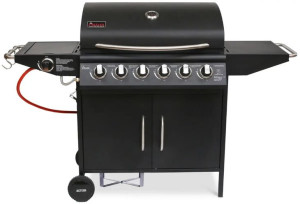 Grill Gazowy Activa Florida Z Palnikiem Czarny 18,2kw