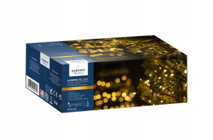 Lampki Choinkowe 50 Led Ciepły Biały Na Baterie