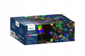 Lampki Choinkowe 50 Led Multikolor Na Baterie