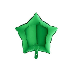 Balon 18" Gwiazdka Gwiazda Zielona 45cm