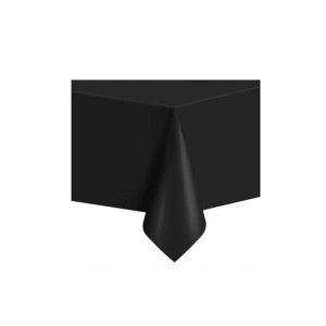 Obrus Urodzinowy Czarny Metaliczny 137x274cm