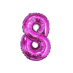 Balon 32 " Cyfra Fuxia 8