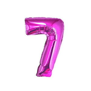 Balon 32 " Cyfra Fuxia 7