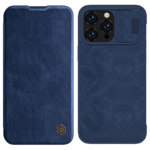 Etui Nillkin Qin Leather Pro Case Apple iPhone 14 Pro Max niebieski