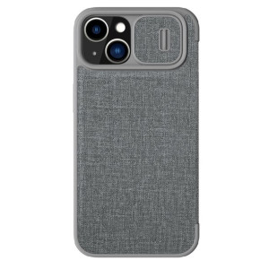 Etui Nillkin Qin Cloth Pro Apple iPhone 14 szary