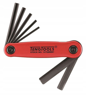 Zestaw 7 kluczy imbusowych Teng Tools 1476NMM1