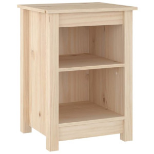 Szafka nocna, 40x35x55 cm, lite drewno sosnowe