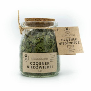 Czosnek niedźwiedzi eko w słoiczku (15 g) Dary Natury