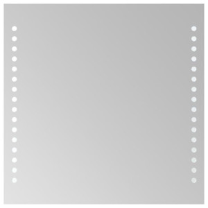 Lustro łazienkowe z LED, 30x30 cm