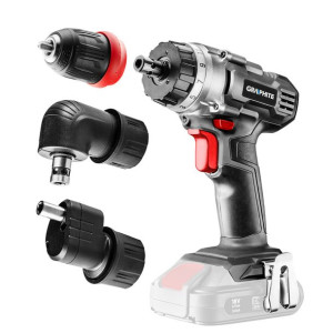 Wiertarko-wkrętarka akumulatorowa Energy+ 18V, zdejmowany uchwyt 10 mm, plu