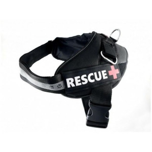 PET NOVA Szelki rescue czarne XL