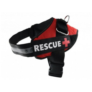 PET NOVA Szelki rescue czerwone M