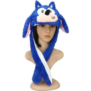 Czapka Sonic Ruchome Uszy Strój