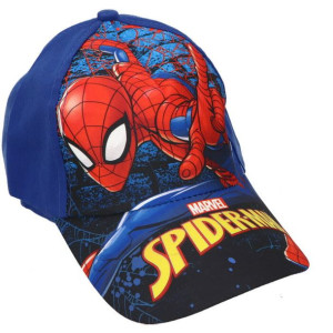 Czapka Chłopięca Z Daszkiem Spider Man Niebieska