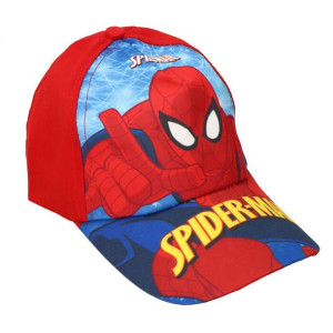 Czapka Chłopięca Z Daszkiem Spider Man Czerwona