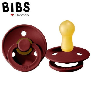 Smoczek uspokajający kauczukowy BIBS WINE M 6-18 mcy