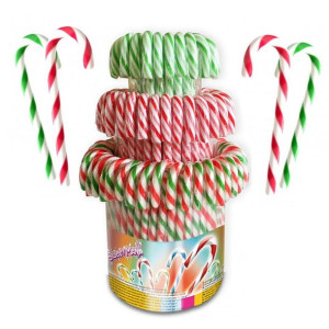 Lizak Laska Na Choinkę 100szt Candy Cane 100x12g