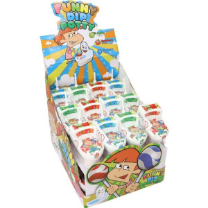 Funny Dip Potty Lizak Maczany Kibelek 24szt (20g)