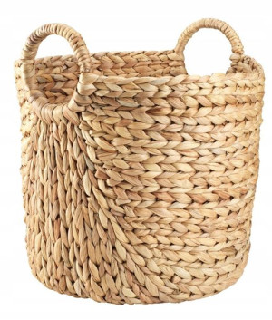 Kosz Wiklinowy Pleciony Duży Koszyk 34cm