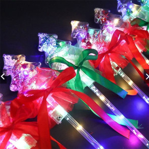 Magiczna Różdżka Choinka Świecąca Led 40cm