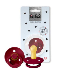 Smoczek uspokajający naturalny kauczukowy BIBS RUBY S 0-6mcy