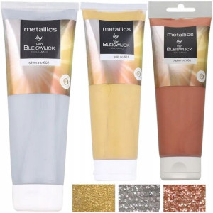 Farba Akrylowa Metaliczna Błyszcząca 250 Ml X3 Szt