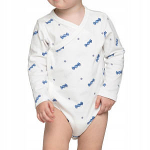 Body rozpinane długi rękaw Blue Candy 6-9 m