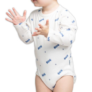 Body długi rękaw kindaj Blue Candy 0-2 m