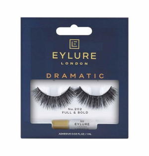Dramatic Lashes sztuczne rzęsy z klejem efekt teatralny No. 202