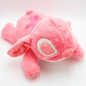 Maskotka pluszak różowy duży leżący Stitch