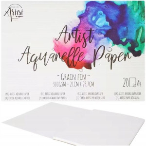 Blok Akwarelowy Papier Do Akwareli A4 20 Arkuszy