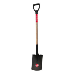 12374 Szpadel prosty z trzonkiem  drewnianym 115 cm, Proline